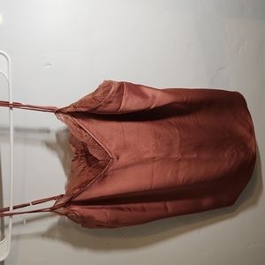 Abercrombie & Fitch rose gold tank top (S)